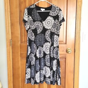 Croft & Barrow short sleeve dress Size L